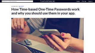 
                            7. How Time-based One-Time Passwords work and why you ...