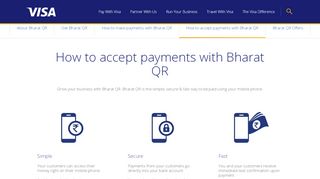 
                            3. How to accept payments with Bharat QR-mVisa | Visa