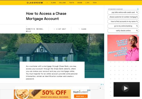 
                            9. How to Access a Chase Mortgage Account | Synonym