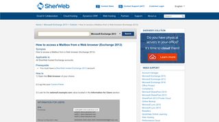 
                            5. How to access a Mailbox from a Web browser (Exchange 2013 ...