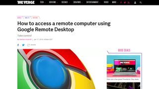 
                            7. How to access a remote computer using Google Remote Desktop ...