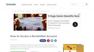 
                            13. How to Access a RocketMail Account | Techwalla.com