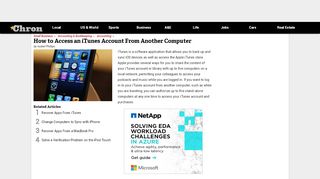 
                            12. How to Access an iTunes Account From Another Computer | Chron.com