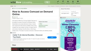 
                            13. How to Access Comcast on Demand Online: 11 Steps (with Pictures)