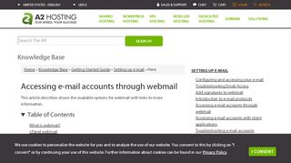 
                            4. How to access e-mail accounts through webmail