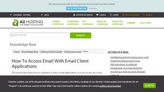 
                            5. How to access e-mail accounts using client applications - A2Hosting