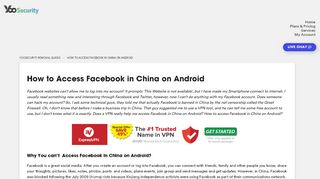 
                            9. How to Access Facebook in China on Android - YooSecurity Removal ...