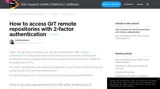 
                            11. How to access GIT remote repositories with 2-factor authentication ...