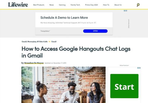 
                            4. How to Access Google Hangouts Chat Logs in Gmail - Lifewire
