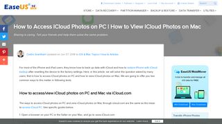 
                            7. How to Access iCloud Photos on PC | How to View iCloud Photos on ...