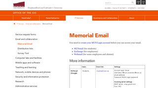 
                            6. How to access Memorial Exchange Outlook Web App (OWA ...