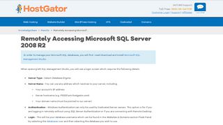 
                            11. How to Access Microsoft SQL Server 2008 R2 Remotely « HostGator ...