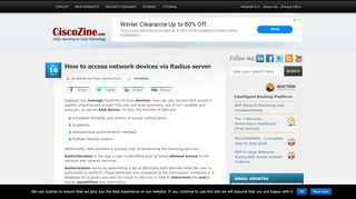 
                            13. How to access network devices via Radius server | CiscoZine