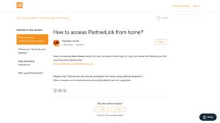 
                            2. How to access PartnerLink from home? – JLP Leisure Benefits