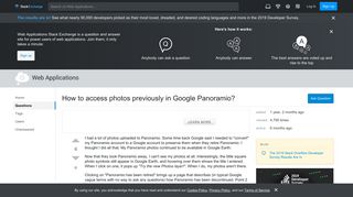 
                            6. How to access photos previously in Google Panoramio? - Web ...