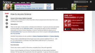 
                            11. How to Access Science | Science | AAAS