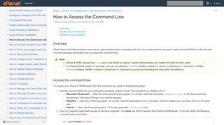 
                            10. How to Access the Command Line - cPanel Knowledge Base - cPanel ...