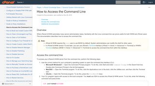 
                            3. How to Access the Command Line - cPanel Knowledge Base - cPanel ...