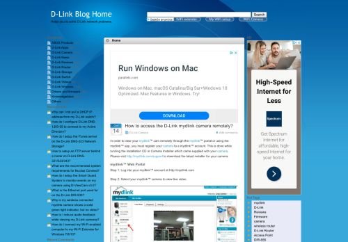 
                            6. How to access the D-Link mydlink camera remotely? | D-Link Blog Home