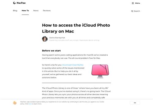 
                            8. How to access the iCloud Photo Library on your Mac - MacPaw