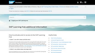 
                            10. How to access to your SAP Learning Hub - SAP Training