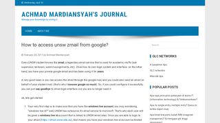 
                            6. How to access unsw zmail from google? - Achmad Mardiansyah's ...