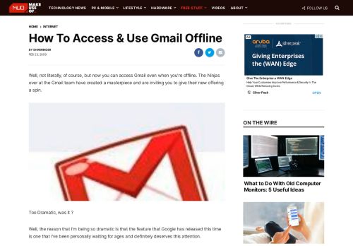 
                            4. How To Access & Use Gmail Offline - MakeUseOf