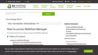 
                            13. How to access WebHost Manager