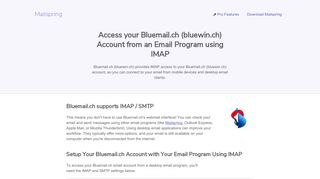 
                            12. How to access your Bluemail.ch (bluewin.ch) email account using IMAP