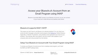 
                            8. How to access your Bluewin.ch email account using IMAP - Mailspring