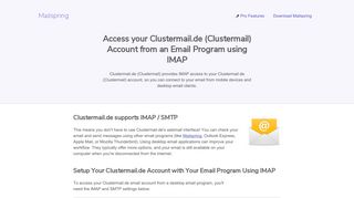 
                            5. How to access your Clustermail.de (Clustermail) email account using ...
