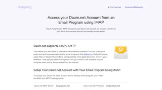 
                            5. How to access your Daum.net email account using IMAP - Mailspring