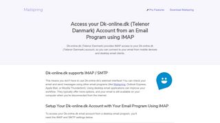 
                            7. How to access your Dk-online.dk (Telenor Danmark) email account ...