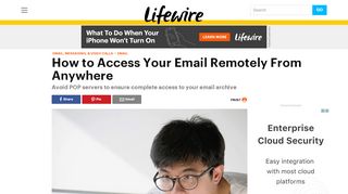 
                            7. How to Access Your Email Remotely From Anywhere - Lifewire