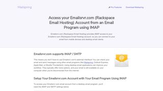 
                            3. How to access your Emailsrvr.com (Rackspace Email Hosting) email ...