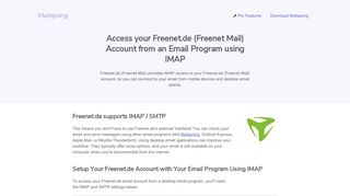 
                            4. How to access your Freenet.de (Freenet Mail) email account using IMAP