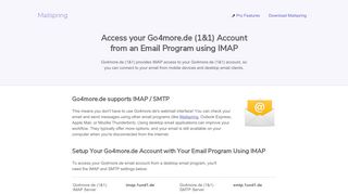 
                            2. How to access your Go4more.de (1&1) email account using IMAP