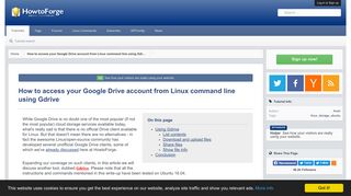 
                            1. How to access your Google Drive account from Linux command line ...