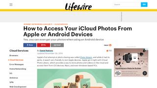 
                            10. How to Access Your iCloud Photos From Apple or Android Devices