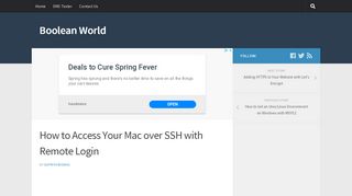 
                            5. How to Access Your Mac over SSH with Remote Login - Boolean ...