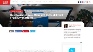 
                            8. How to Access Your Microsoft Outlook Email From Any Platform