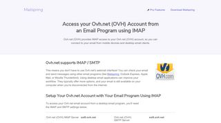 
                            10. How to access your Ovh.net (OVH) email account using IMAP