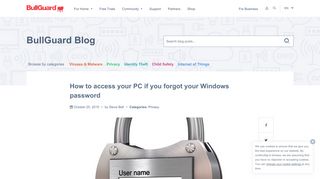 
                            5. How to access your PC if you forgot your Windows password | Blog ...