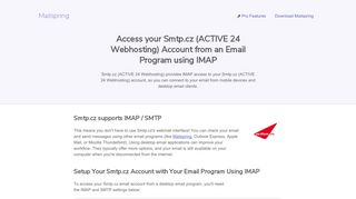 
                            5. How to access your Smtp.cz (ACTIVE 24 Webhosting) email account ...