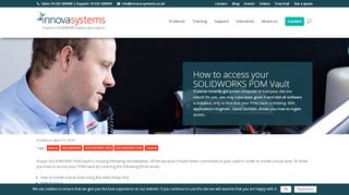 
                            12. How to access your SOLIDWORKS PDM Vault - Innova Systems