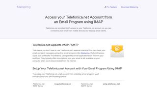
                            9. How to access your Telefonica.net email account using IMAP