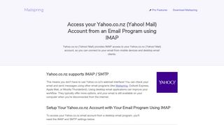 
                            12. How to access your Yahoo.co.nz (Yahoo! Mail) email account using ...