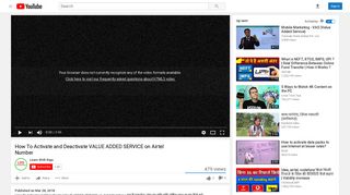
                            6. How To Activate and Deactivate VALUE ADDED SERVICE on Airtel ...