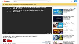 
                            12. How to activate canara bank net banking online | Canara ... - YouTube