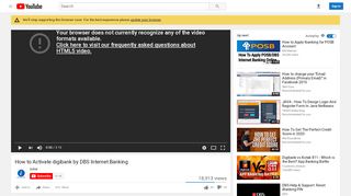 
                            5. How to Activate digibank by DBS Internet Banking - YouTube
